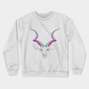 Psychedelic Kudu Crewneck Sweatshirt